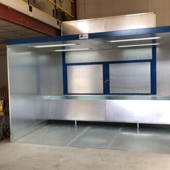 Cabina de pintura en polvo Acatec Instalaciones de Pintura