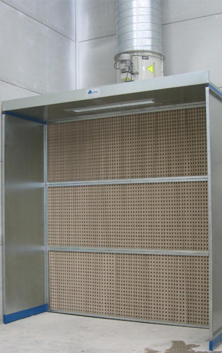 Cabinas de pintura Cortina de agua Acatec